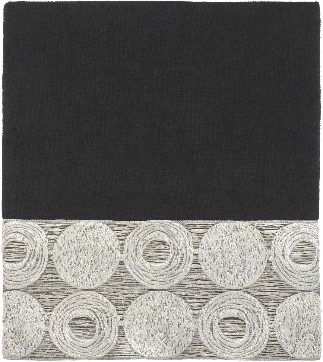 Badhanddoek zwart - Galaxy collectie - luxe katoen - perfect voor thuisgebruik - ShopVlot