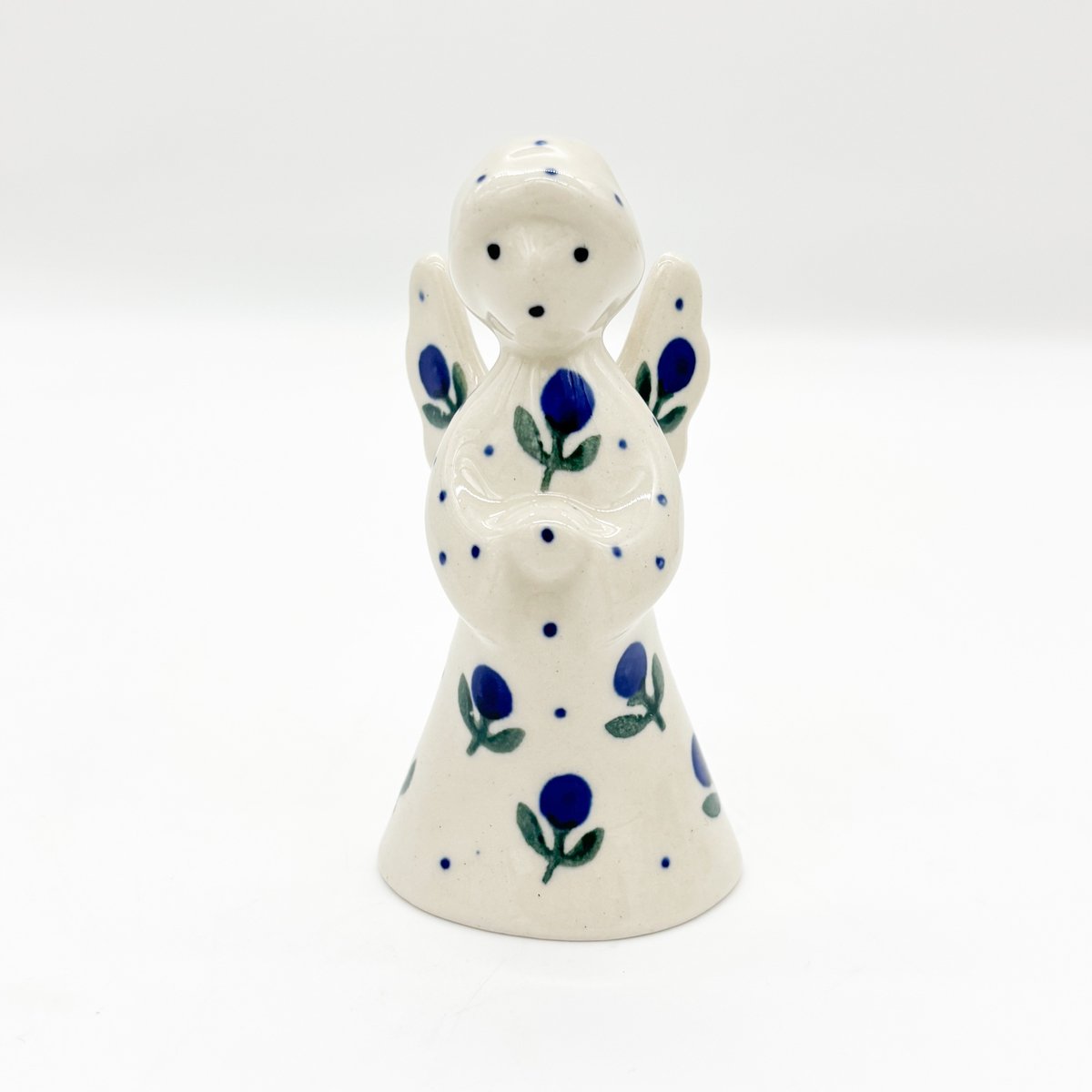 Handgeschilderde Engel van Bolesławiec Keramiek - 9,5 cm