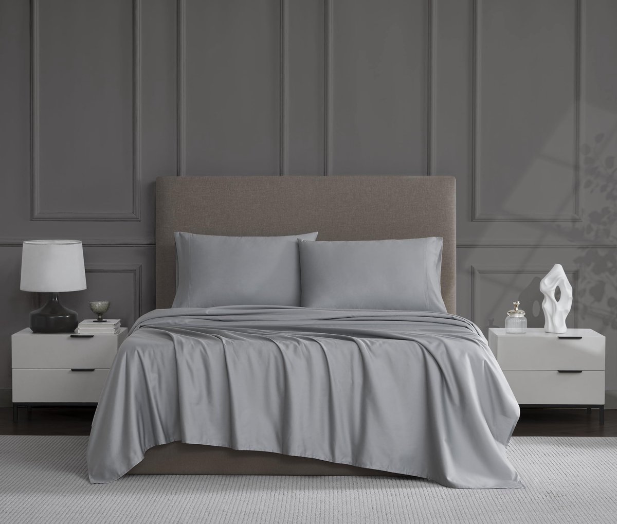 Lakenset 4-delig - queen - luxe katoen 1200 draadtelling - comfortabel slapen - ShopVlot