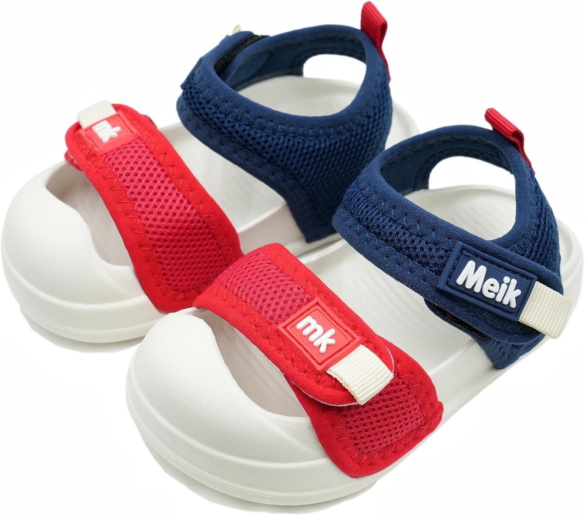 Meik Mangni Unisex Children's Sandals for Babies, Girls and Boys, Closed Toe, Soft, Summer, Flat, Hiking, Beach - ShopVlot