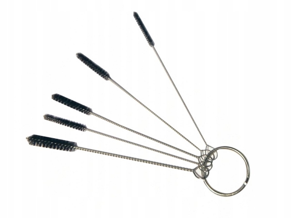 5-delige set reinigingsborstels voor airbrush