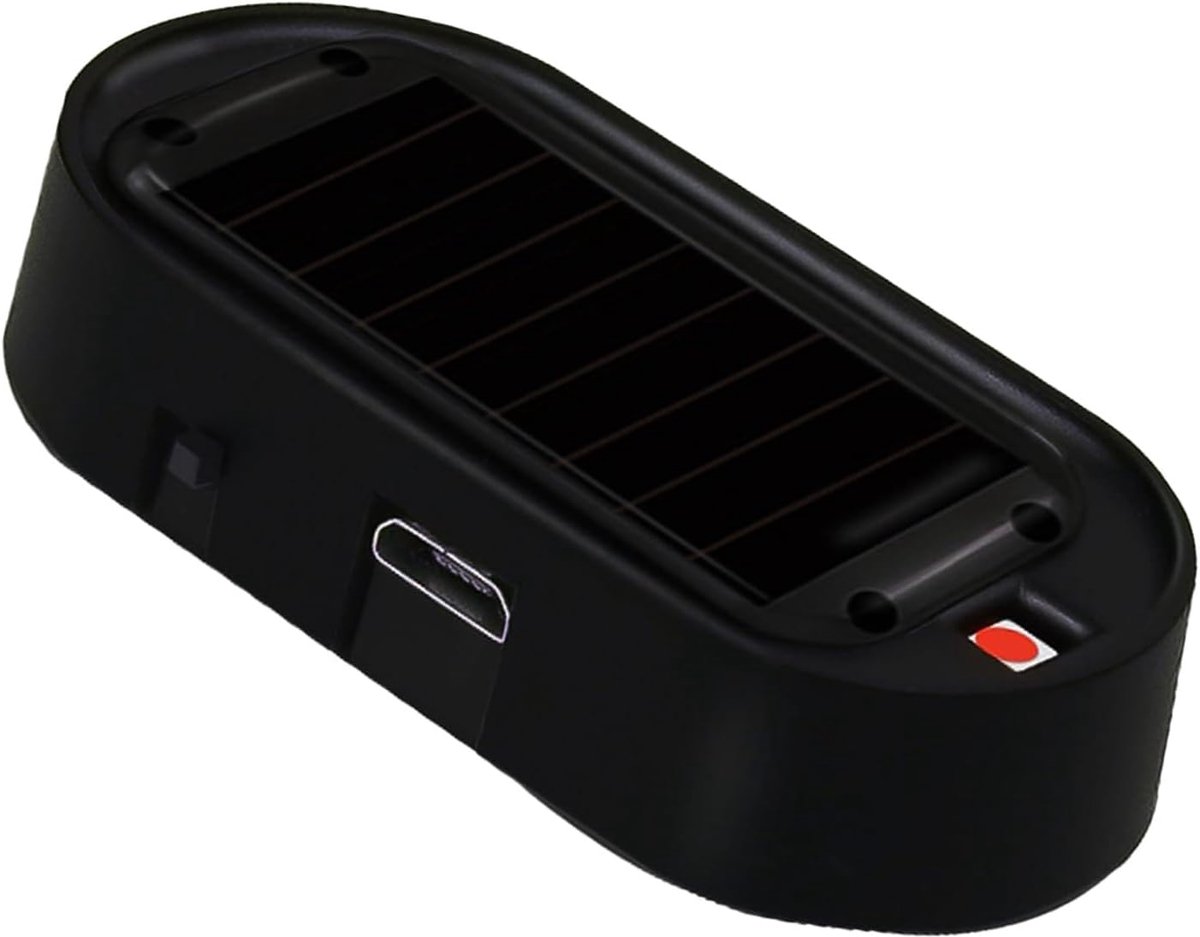 Auto alarmsysteem - Solar flitslicht - Dummy alarm - Effectieve diefstbescherming - ShopVlot