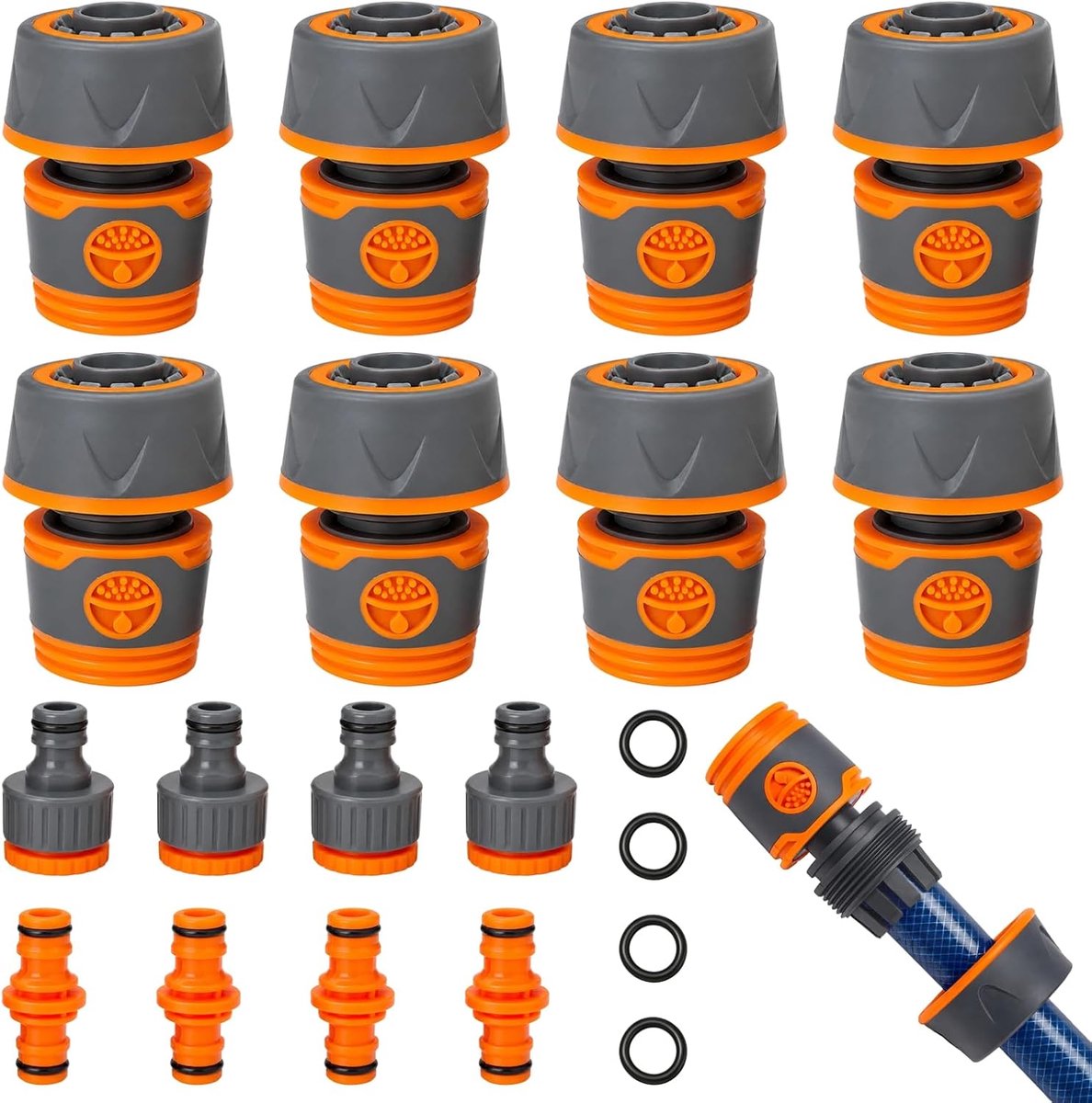 Slangverbinder 3/4 inch, 20 stuks tuinslangaansluitset - ShopVlot
