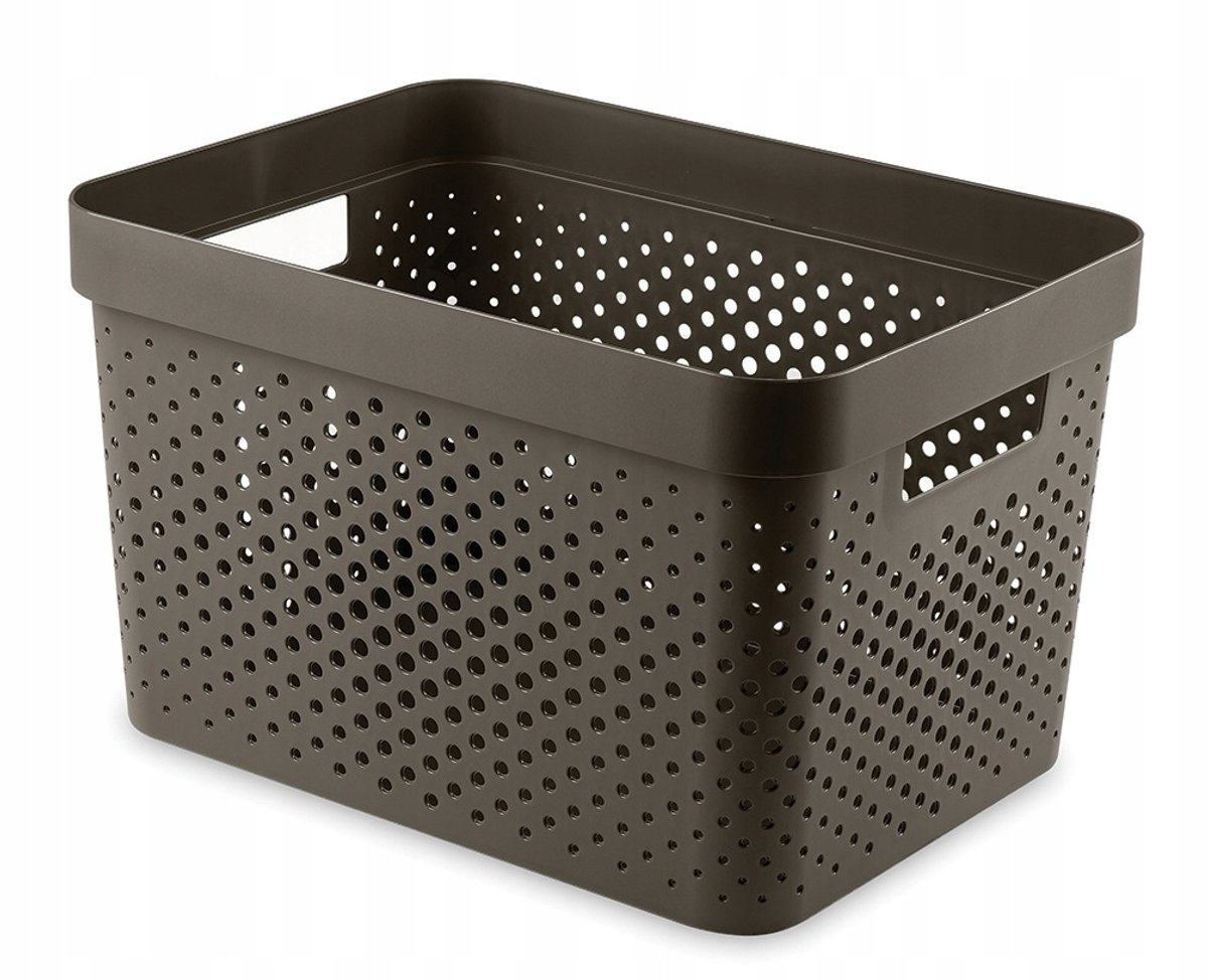 Curver Infinity mand 17L bruin - open design