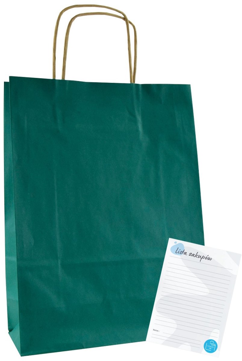 Groene papierbakjes 24x10x32cm - 25 stuks