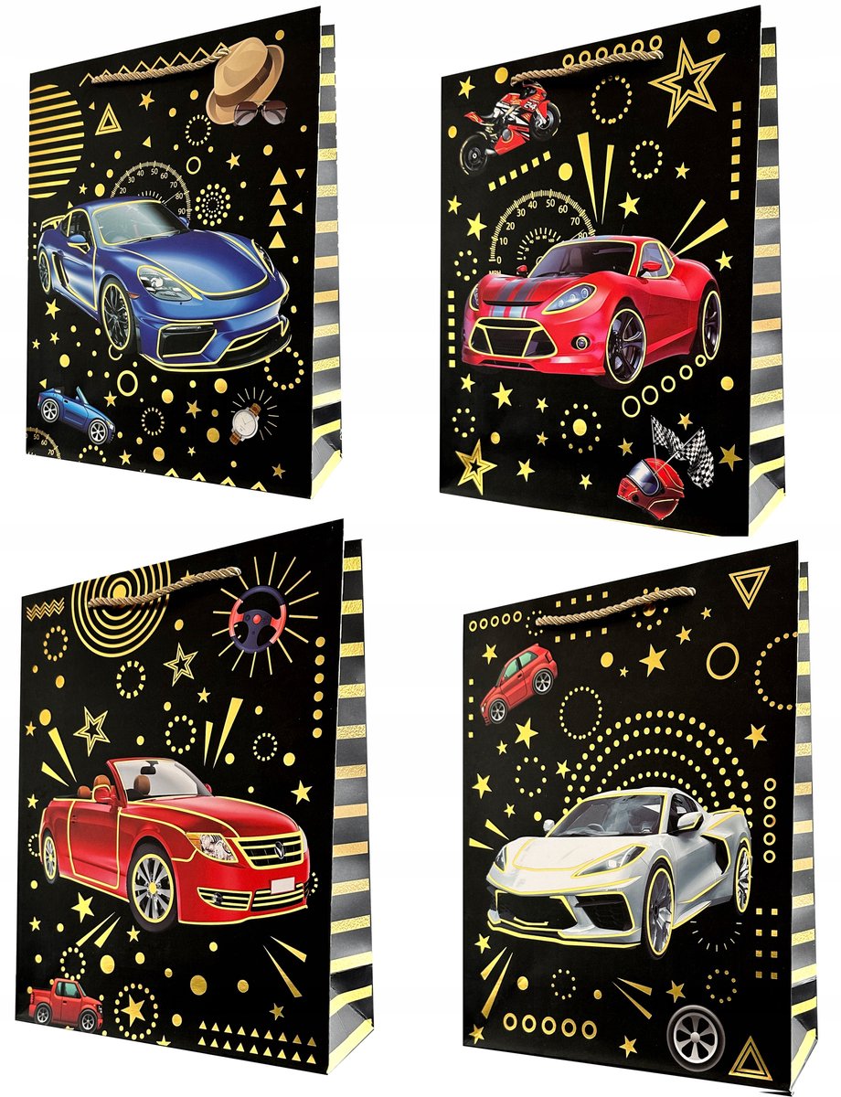 Ju-Piter Cadeautas auto 26x32x10cm - 1 stuk