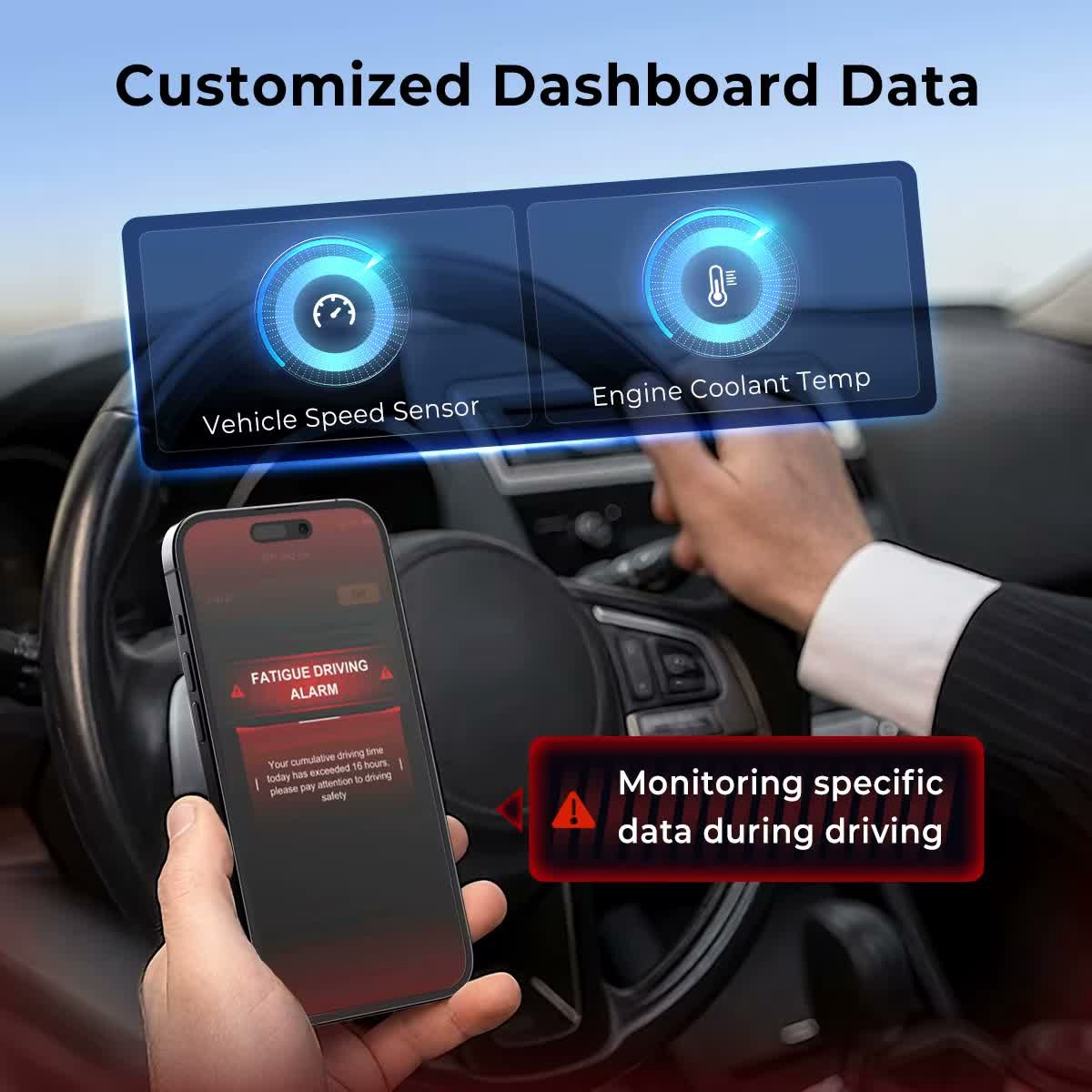 MUCAR BT200 MAX OBD2 Scanner ELM327 CANFD Bidirectioneel 15 Resetfuncties Volledig Systeem Diagnose Levenslang Gratis Updates thumbnail 2