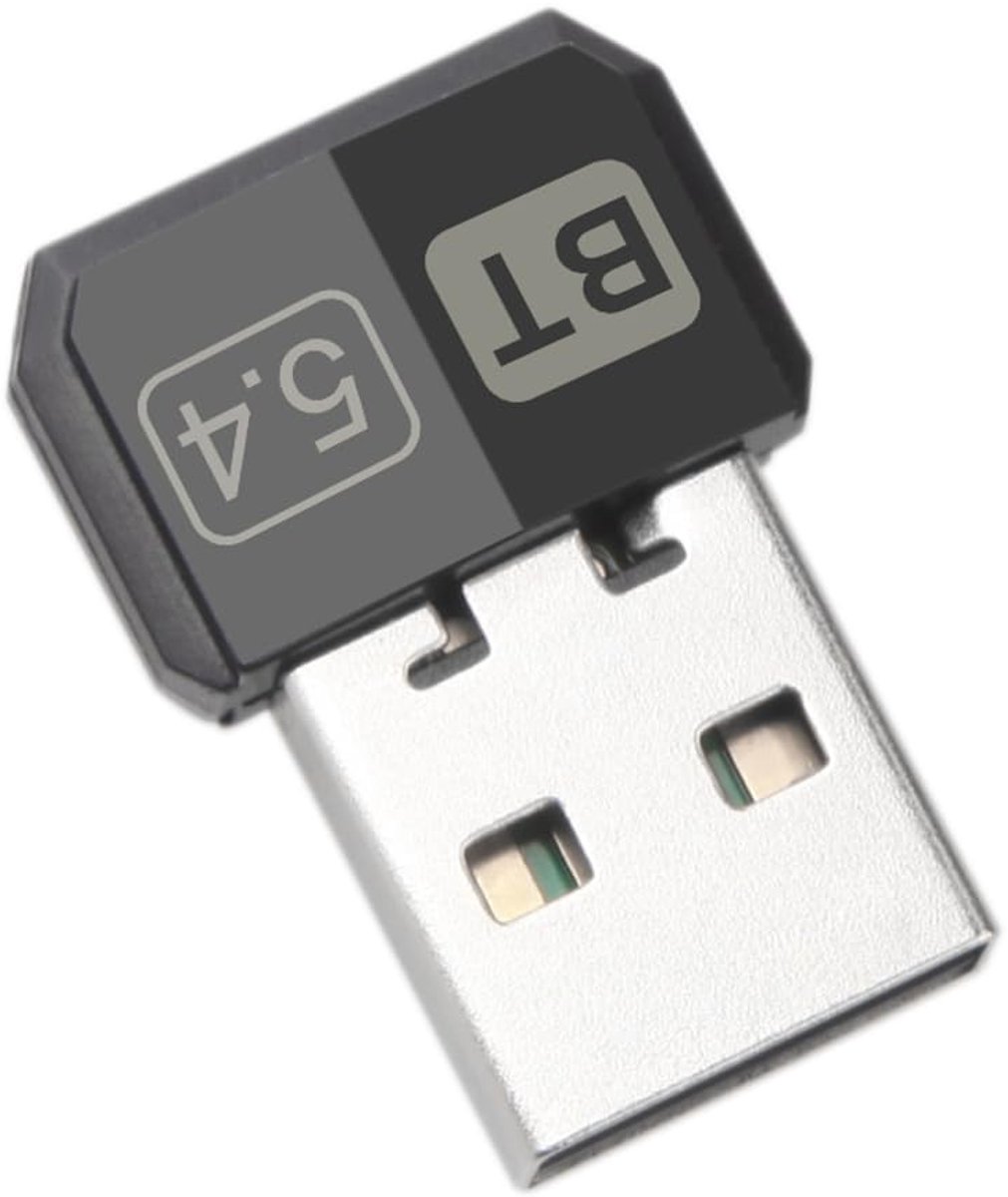 Bluetooth adapter 5.4 met CD, Bluetooth-stick USB voor PC laptop EDR Dongle USB Bluetooth compatibel met Windows - ShopVlot