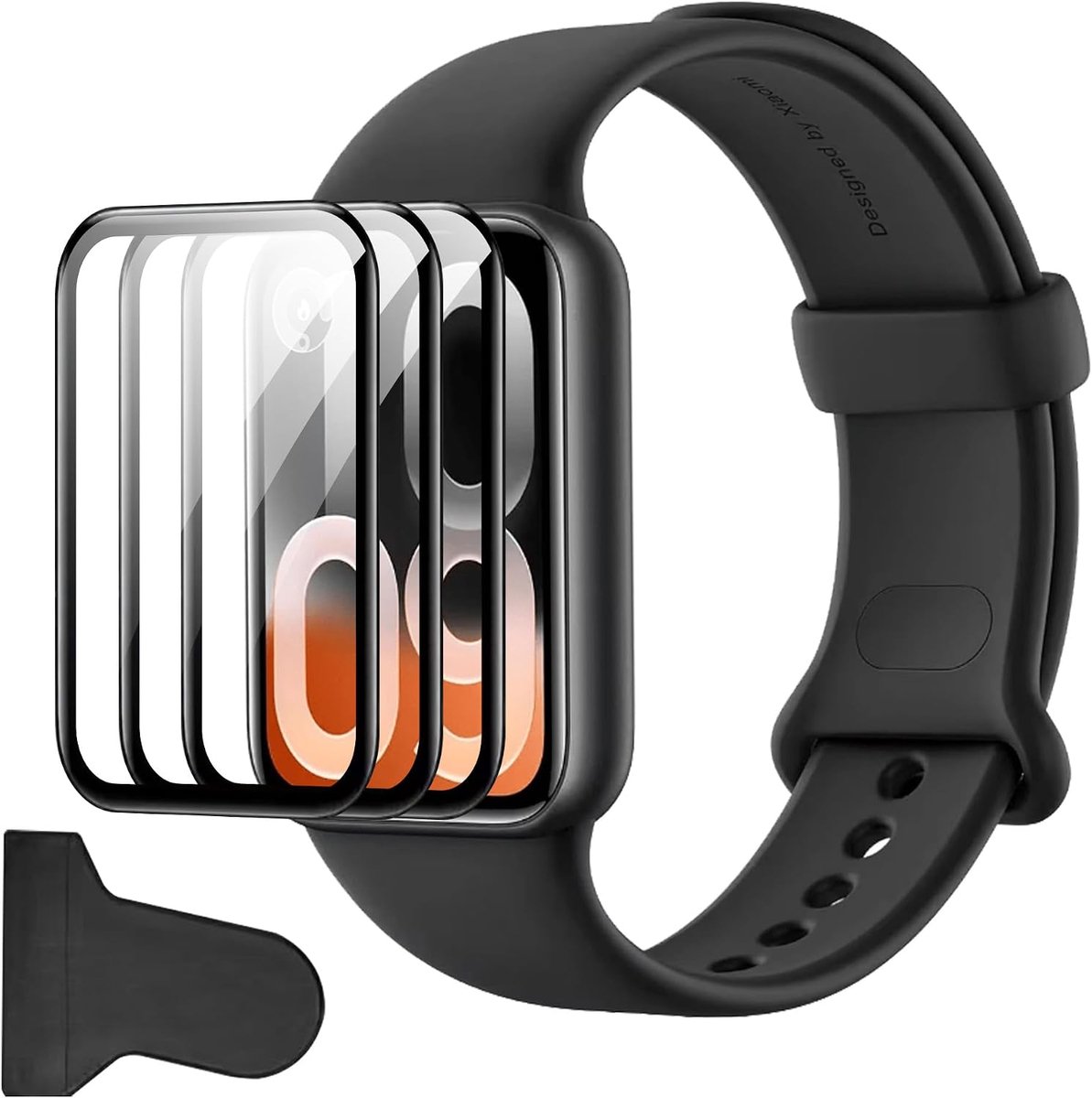 beschermfolie voor Xiaomi Smart Band 10 Pro - pantserglas - anti-bubbels - eenvoudige installatie - ShopVlot