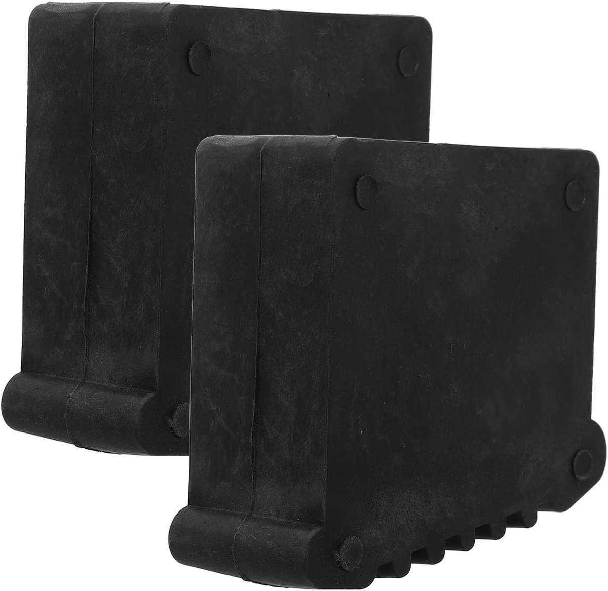 Slijtvaste laddervoetdoppen, 2 stuks, 30 x 70 mm, rubberen voetjes voor A-frame, ladders met antislip oppervlak, voor - ShopVlot