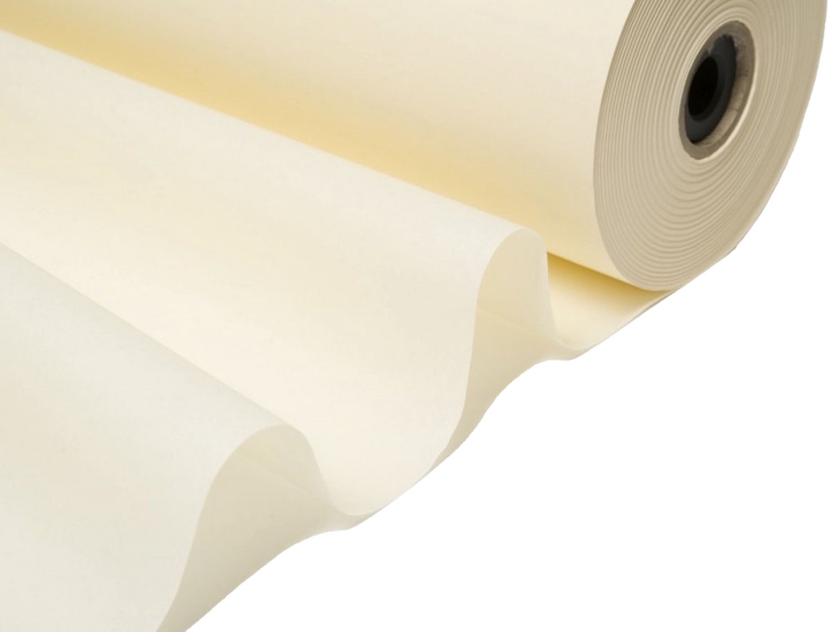 Ivoren Vloeipapier op Rol – 75 cm – Vloeipapier