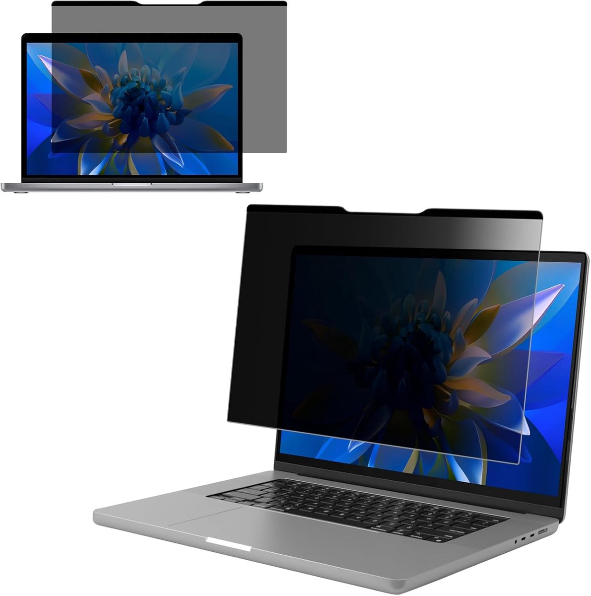 HaruYo Magnetische privacyfilter voor 13,3 14 15 15,6 16 inch laptop, snelle bevestiging, herbruikbare - ShopVlot