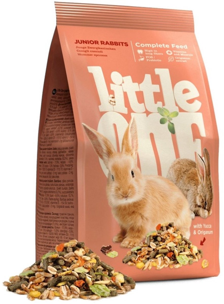 Little One Junior konijnenvoer | 400 g, 900 g en 2,3 kg 900 Gram
