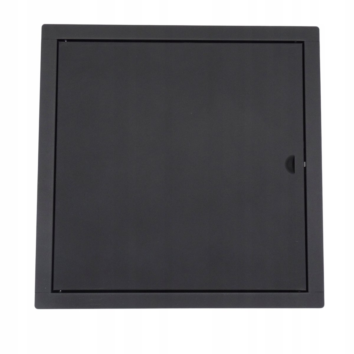 Zwarte Metalen Luik 60x60cm - Inspectieluik met Klink