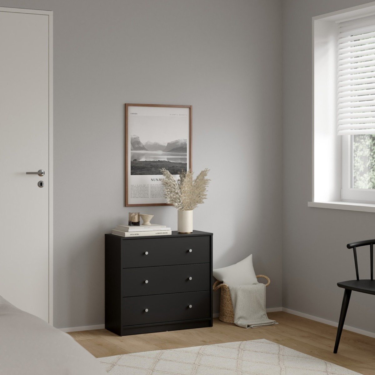 Giga Living Ladekast May - Zwart - 72x40x68cm