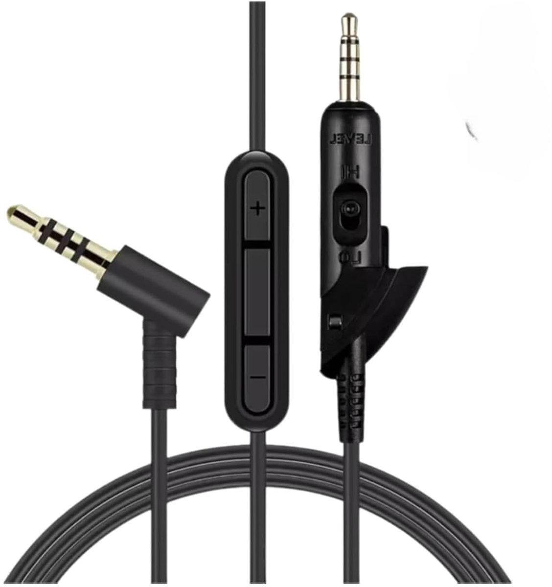 Vervangende audiokabel verlengkabel - met microfoon - speciaal voor Bose QuietComfort QC15 - perfect geluid - ShopVlot