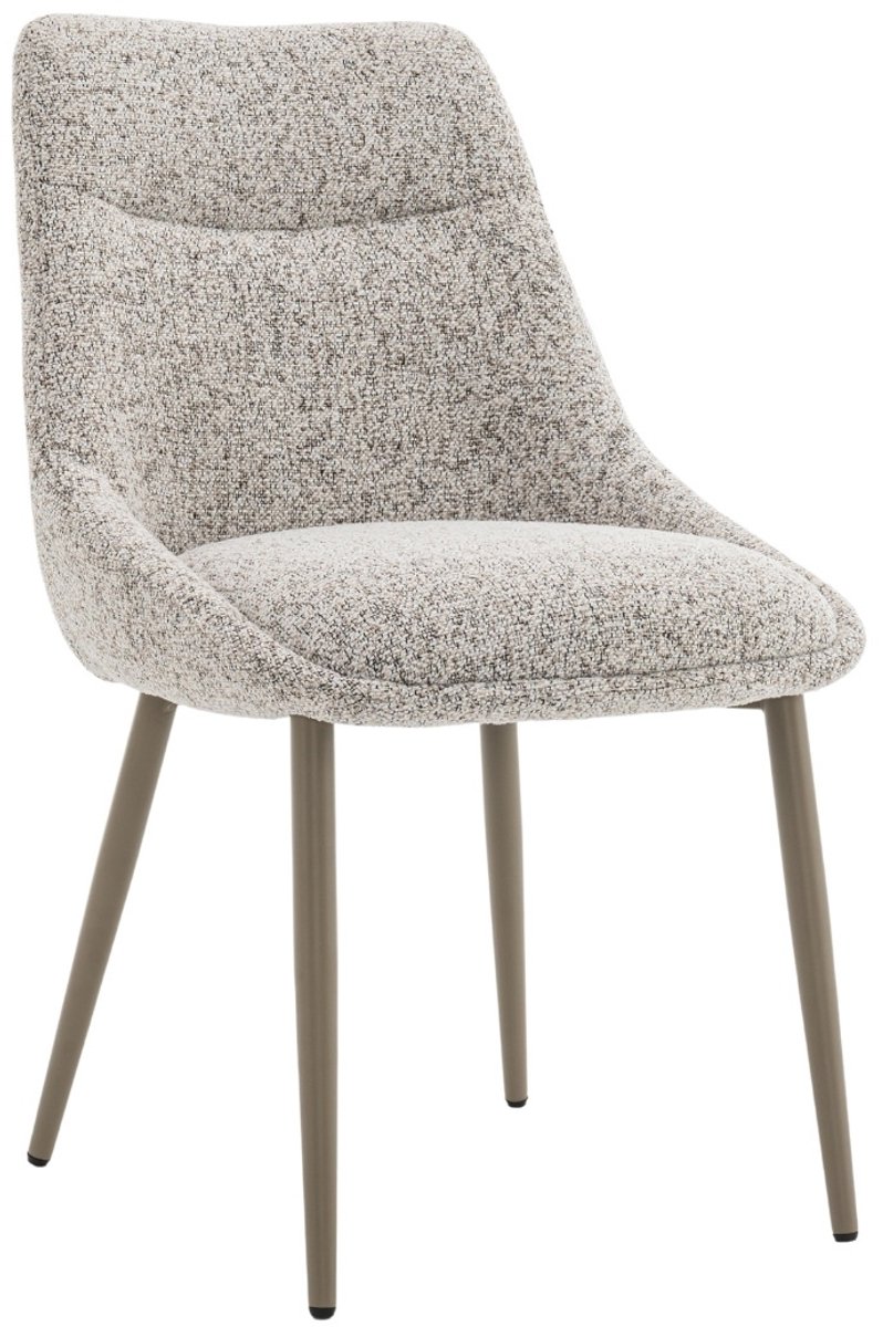DÉJA Living Eetkamerstoel Malou - Beige/Taupe - Set van 2