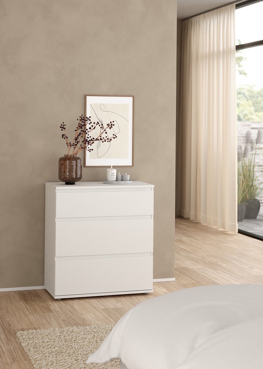 Giga Living Ladekast Nova - Wit - 80x40x85cm