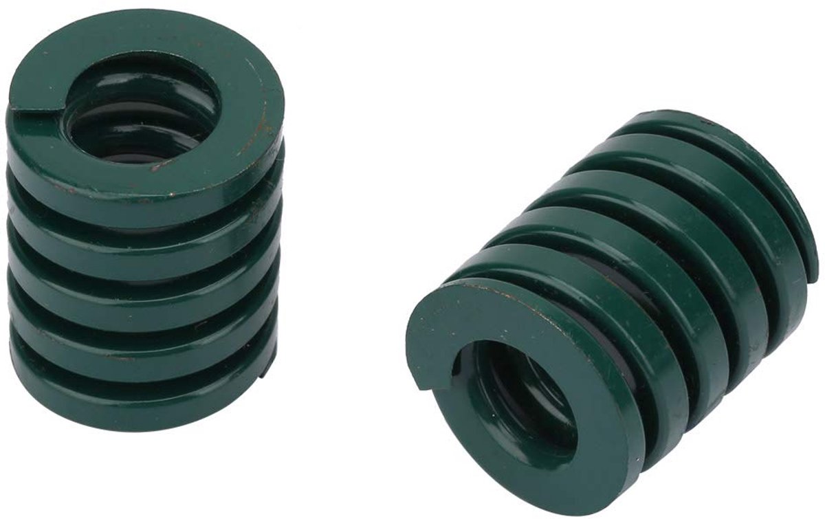 Compressieveer 25mm OD 12.5mm ID - Groene zware belasting - Voor spuitgieten en stansmachines - ShopVlot
