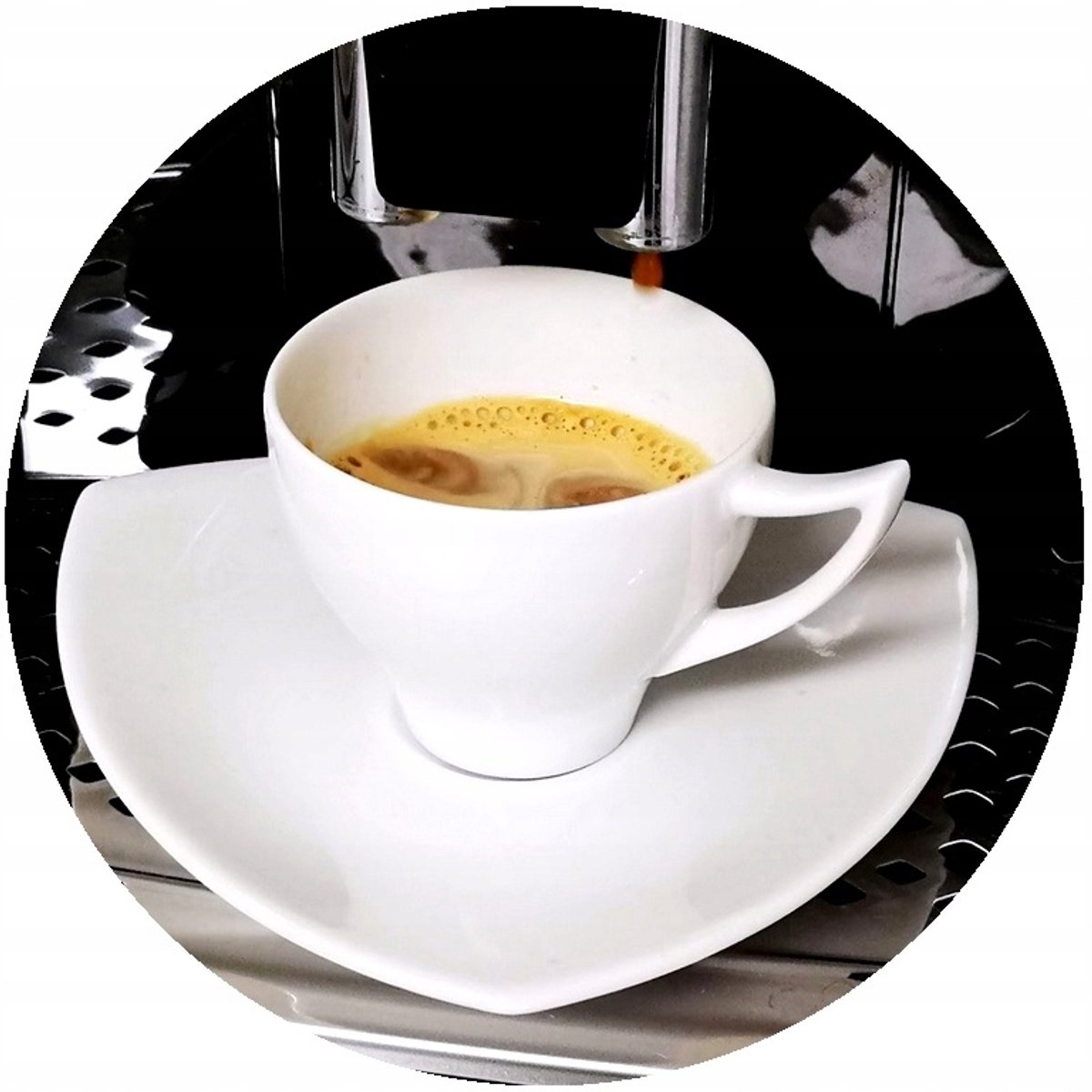 Chodzież Koliber Espressokopjes & Schotels 6 pers. 12-delig Wit