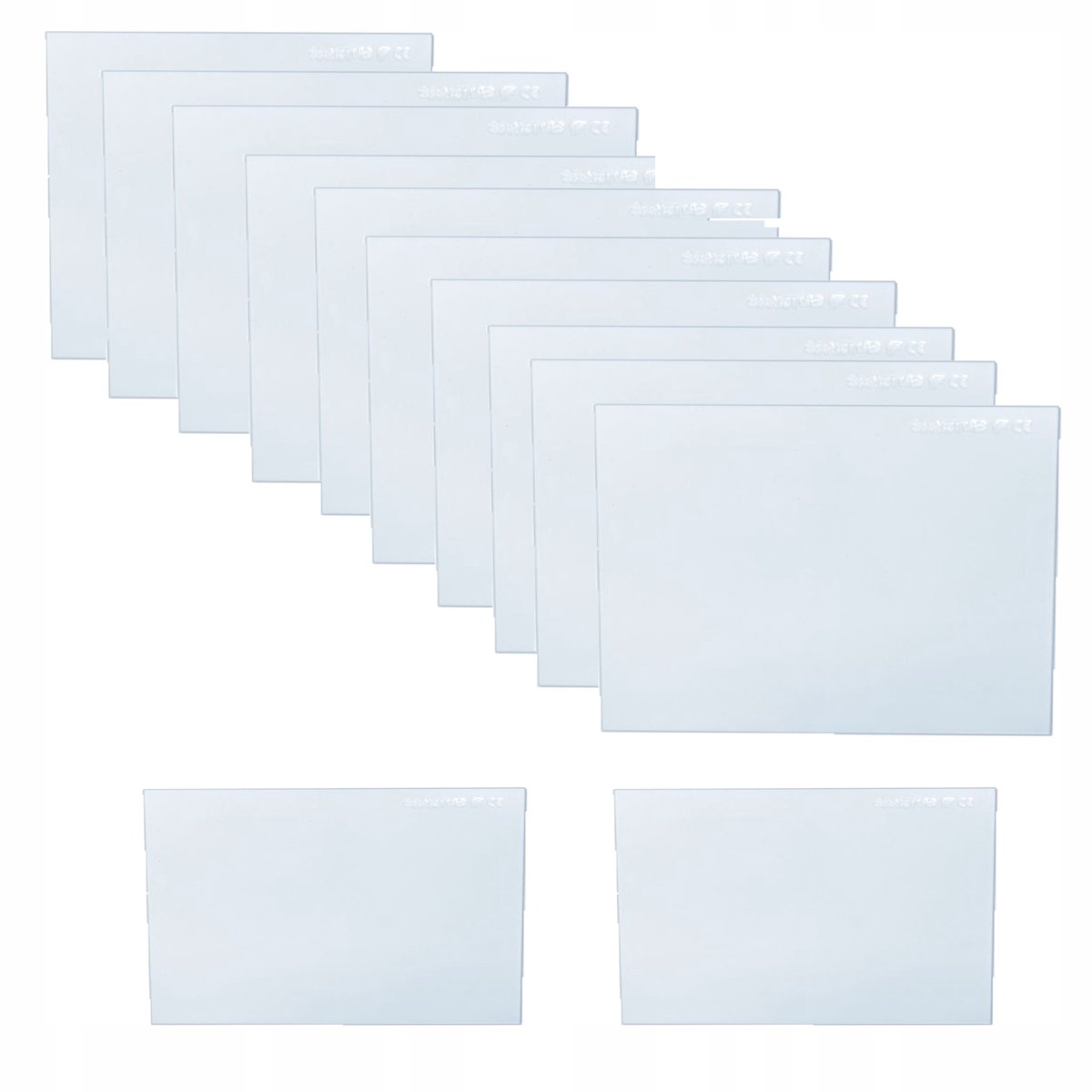 Spartus Easy FOX Beschermende Vizierglazen - 12 Stuks