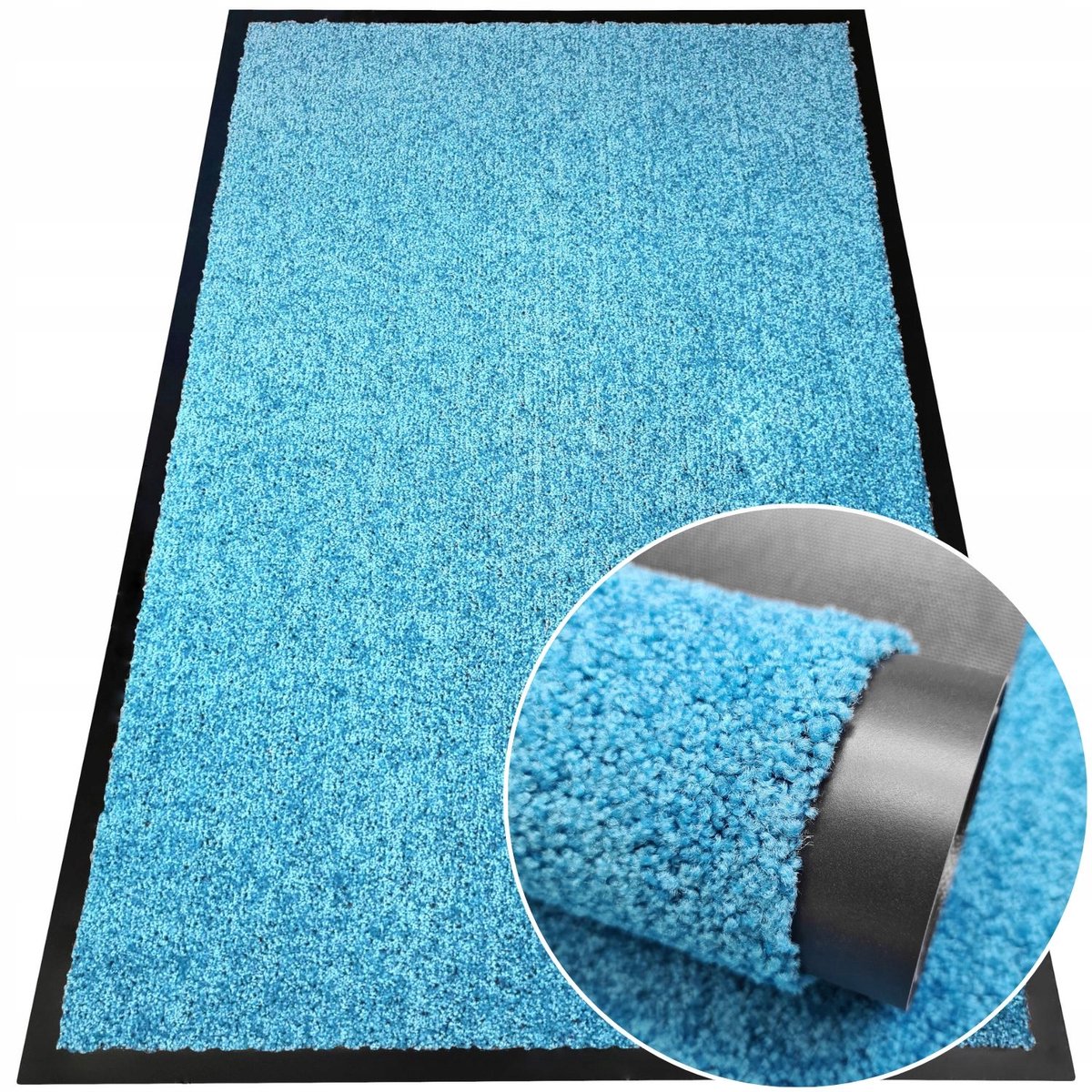 Blauwe Deurmat 60x80 cm - Absorberend en Elegant
