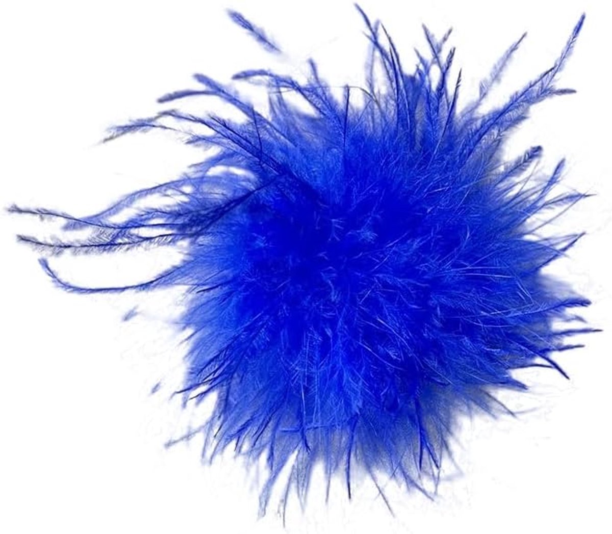 Fluffy Brooch for Women, Fluffy Ostrich Feathers Brooch Hair Clip Bride Wedding Headdress Brooch Spider Hair Accessory - ShopVlot