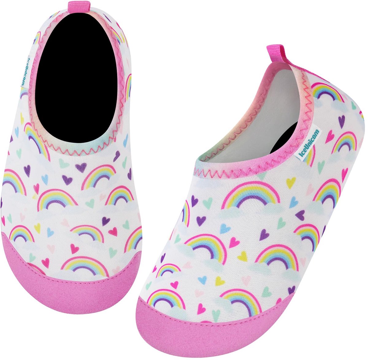 IceUnicorn Kinderstrandschoenen, badschoenen, waterschoenen, zwemschoenen, sneldrogende aquaschoenen voor kinderen - ShopVlot