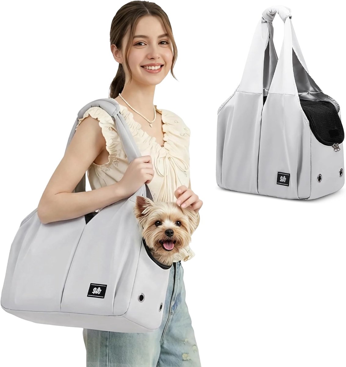 Honden draagtas voor kleine honden - ademend - comfortabel voor reizen - AllsoPets