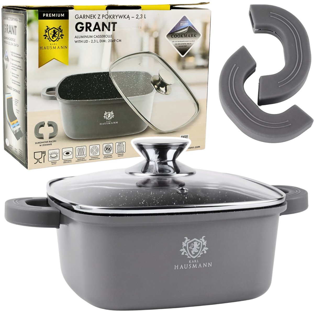 Karl Hausmann Grant Granieten Pan 2.3L - Geschikt voor Inductie