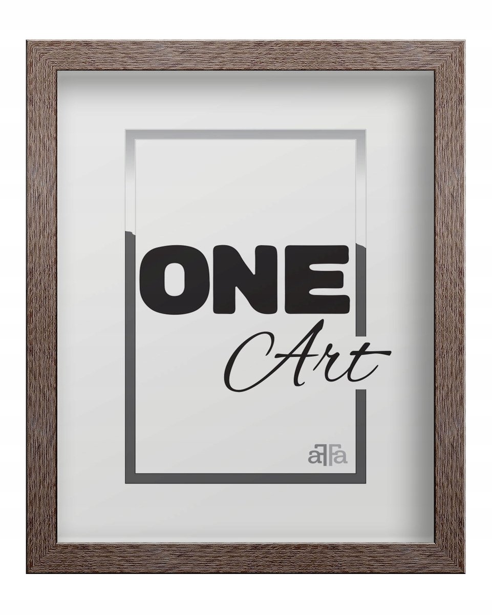 MDF Fotolijst Hekla 25x38cm Truffel Eiken - Diploma/Foto