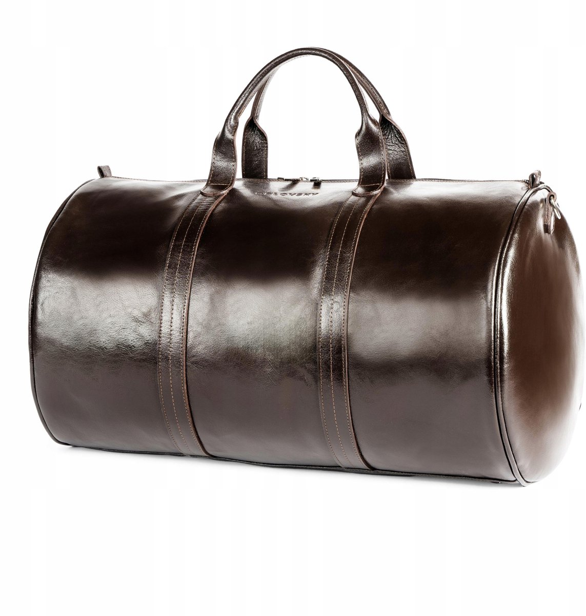 Orlovsky L04 Leren Weekendtas Heren Donkerbruin