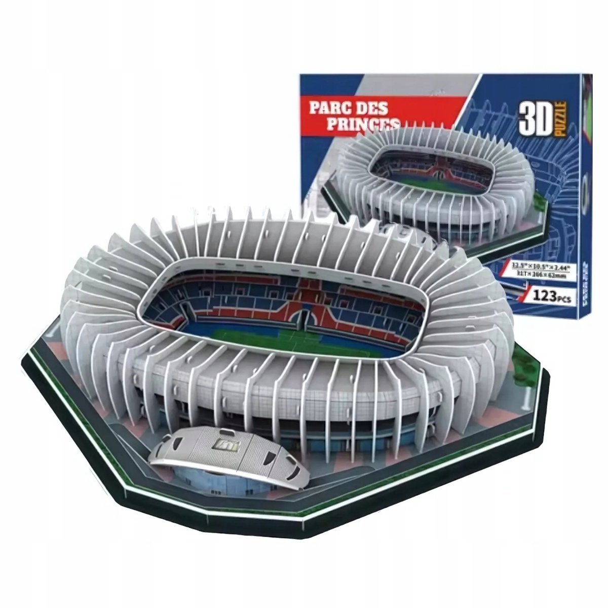 3D Puzzel Parc des Princes Stadion PSG (123 elementen)