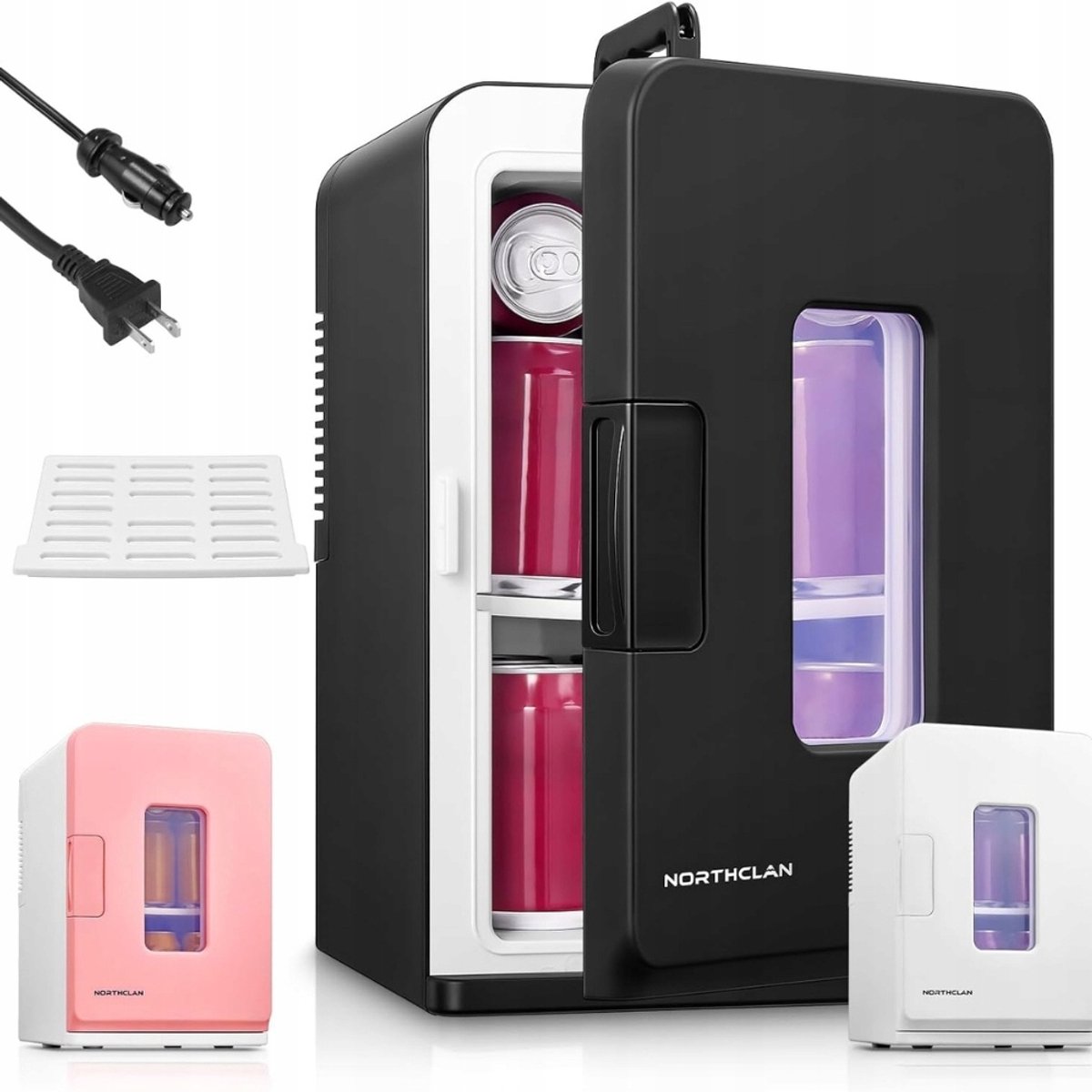 NORTHCLAN Mini Koelkast 15L: Koelen & Verwarmen (110V/12V)