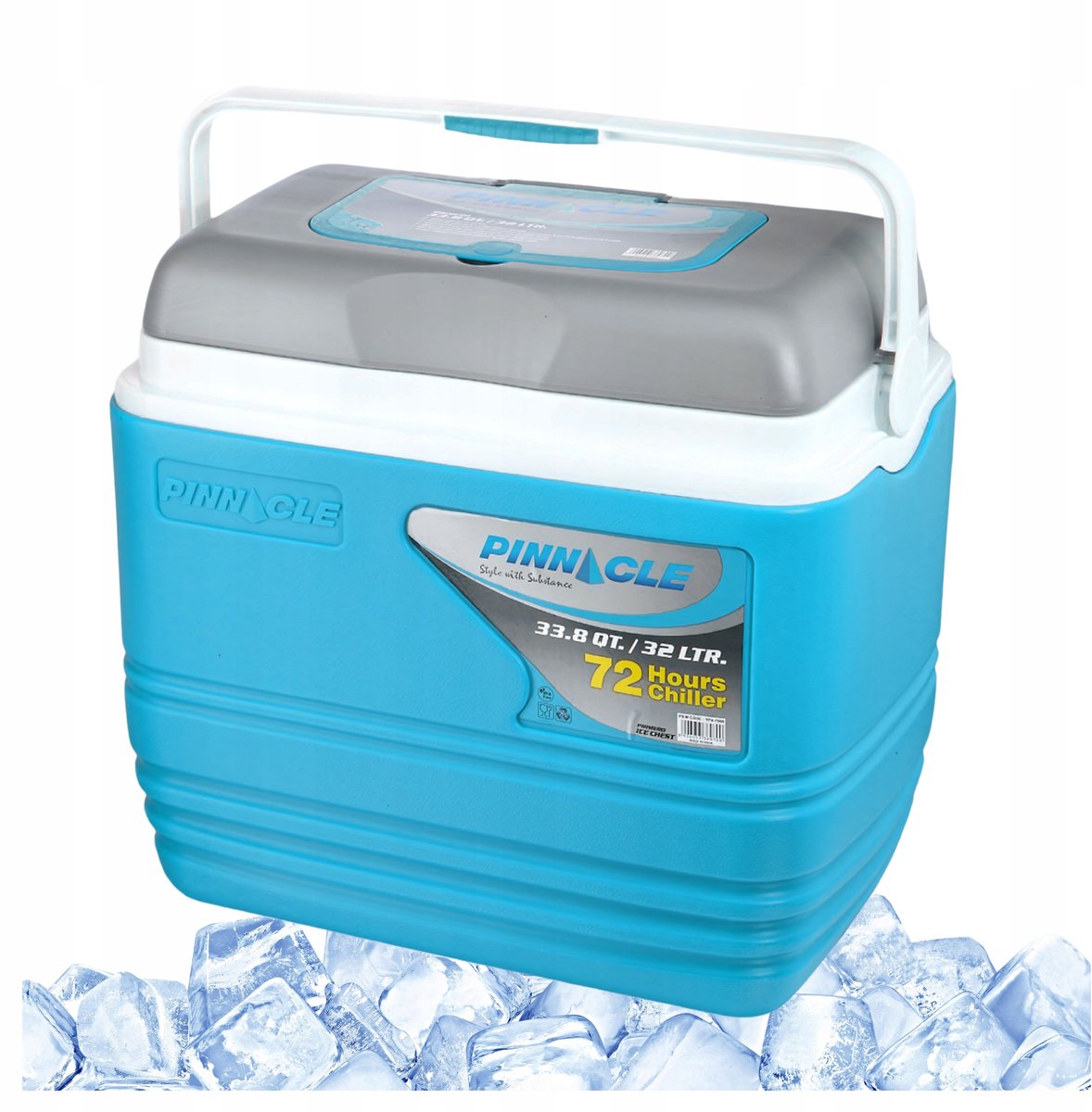 Pinnacle TPX 7000 Koelbox 32L Blauw - Draagbaar & Ruim