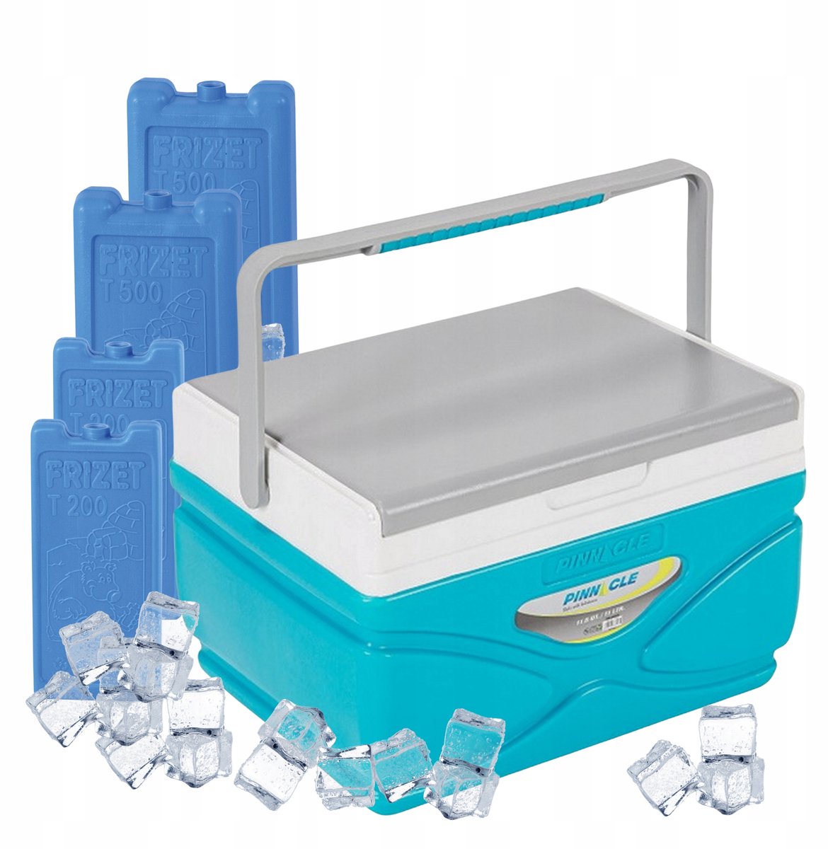 Merkloze Koelbox 11L Turquoise met 4 Koelpacks - Perfect voor Reizen