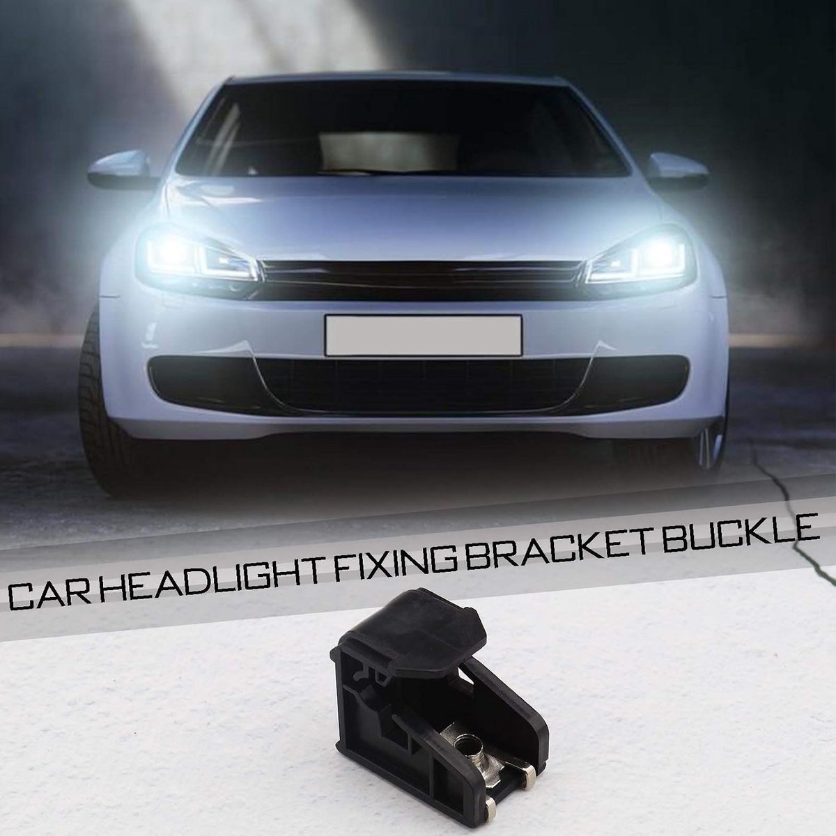 Hoofdlicht montageclip 4 stuks - Plastic - Geschikt voor VW Polo 2009-2018 - Eenvoudige installatie - ShopVlot