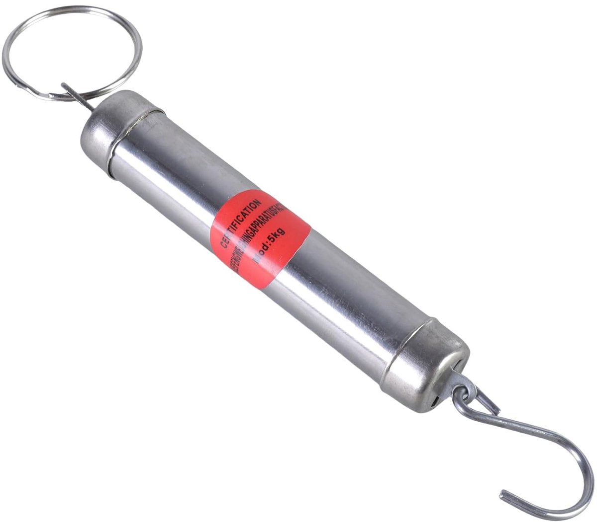 Mechanische weegschaal - Veerbalans - Bagage wegen - Robuuste aluminiumlegering - Tot 15 kg - Zilverkleurig