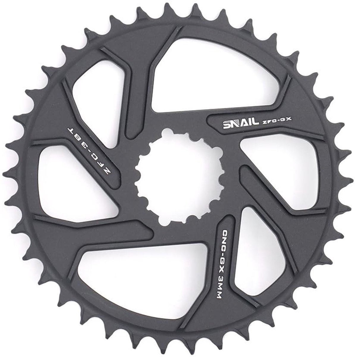 Dailygoods- Kettingblad 32T/34T/36T/38T/40T - Direct Mount - CNC 7075 Aluminium - Narrow/Wide - 3mm Offset - Geschikt voor SRAM GXP Crank - Fietsblad