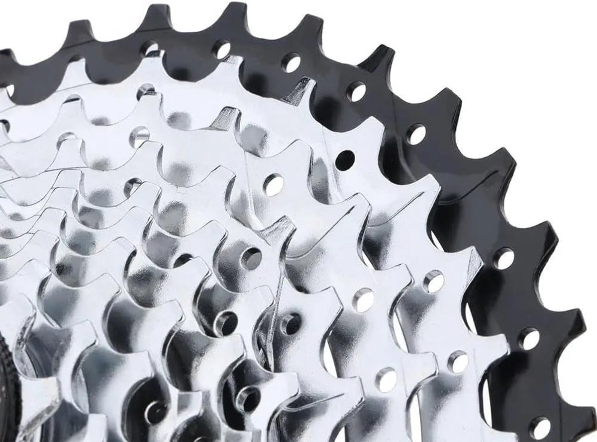 Fiets Vrijwiel - Fiets Cassette - Soepel Trappen - Precisie Binnendraad - 6-10 Snelheden - Zilver