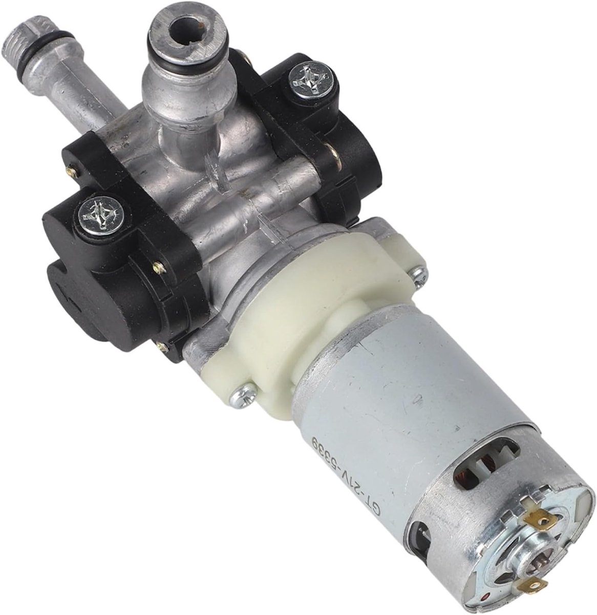 Draadloze Plunjerpomp - Metalen Motor - Auto Wassen - Compact Ontwerp - 37.5mm - Zilver