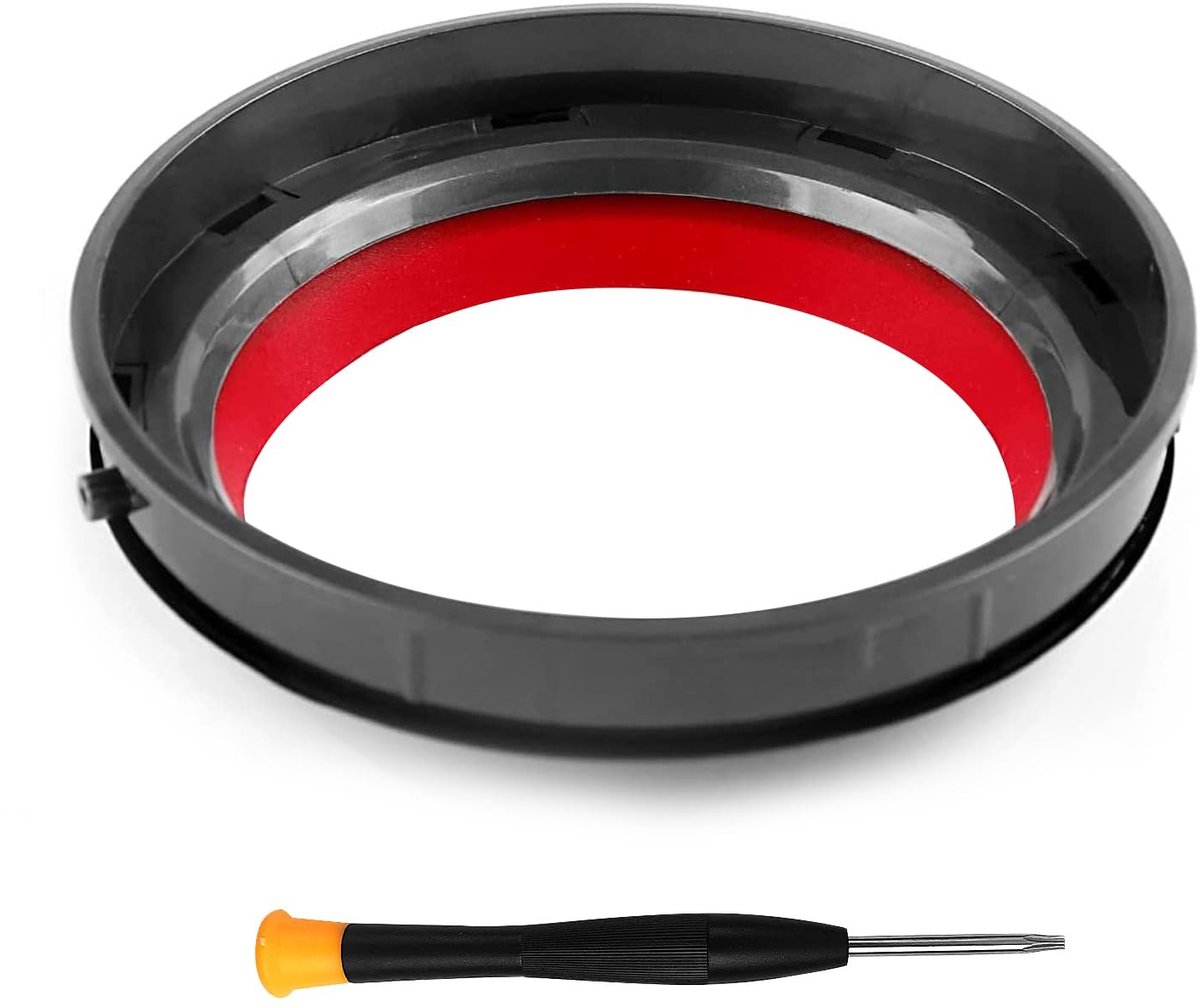 Dailygoods- Stofcontainer Afdichtring - Compatibel met Dyson V10/SV12 - Vervangende Onderdelen - Schroevendraaier - Duurzaam - Eenvoudige Installatie - Stofzuigeronderdeel