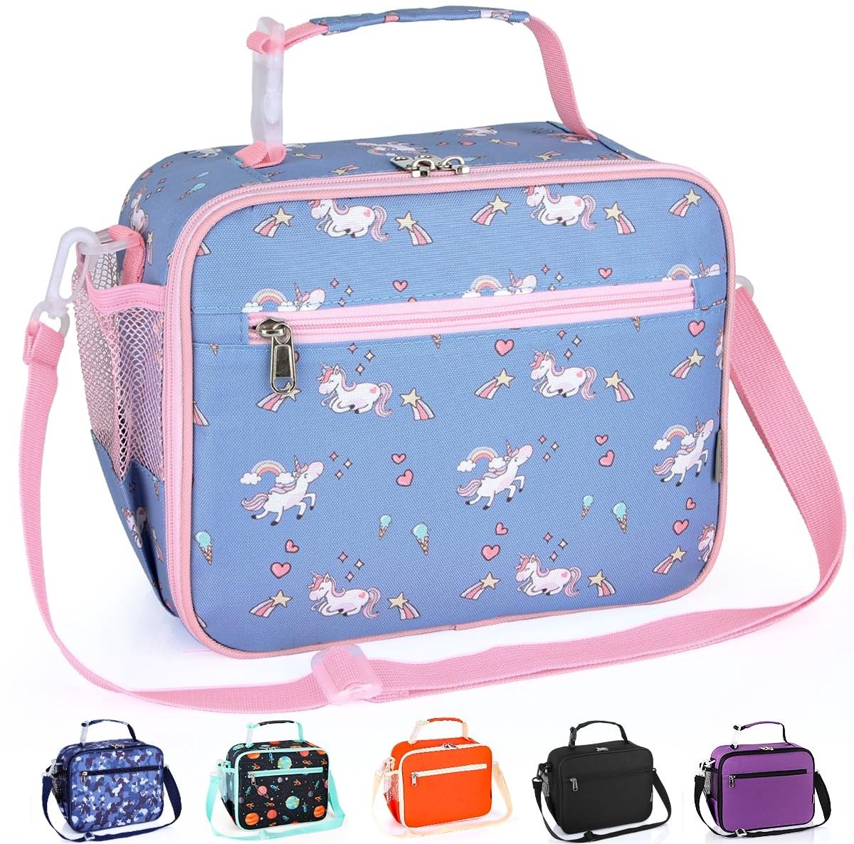 Dailygoods- Lunchtas Geïsoleerd 6.8L - Waterdichte Koeltas - Verstelbare Riem - Voor Kinderen/Volwassenen - Ideaal voor Werk/School/Picknick - Houdt Eten tot 4 Uur Vers