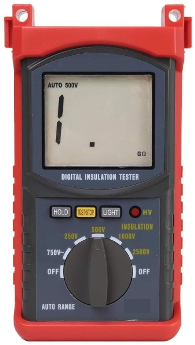 Isolatietester - Weerstandsmeter - Elektrisch testen - Hoge precisie metingen - 218x122x75mm - One Color