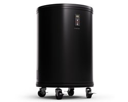 Klarstein Wijnkoeler Mr Barbot mini-koelkast met led-display, stille roestvrij staal koelkast, indoor/outdoor drankenkoelkast, wijnkoelkast voor dranken, 30L koelkast met 360° zicht, 0-16°C - 43 cm - voor Bar - Temperatuurregeling