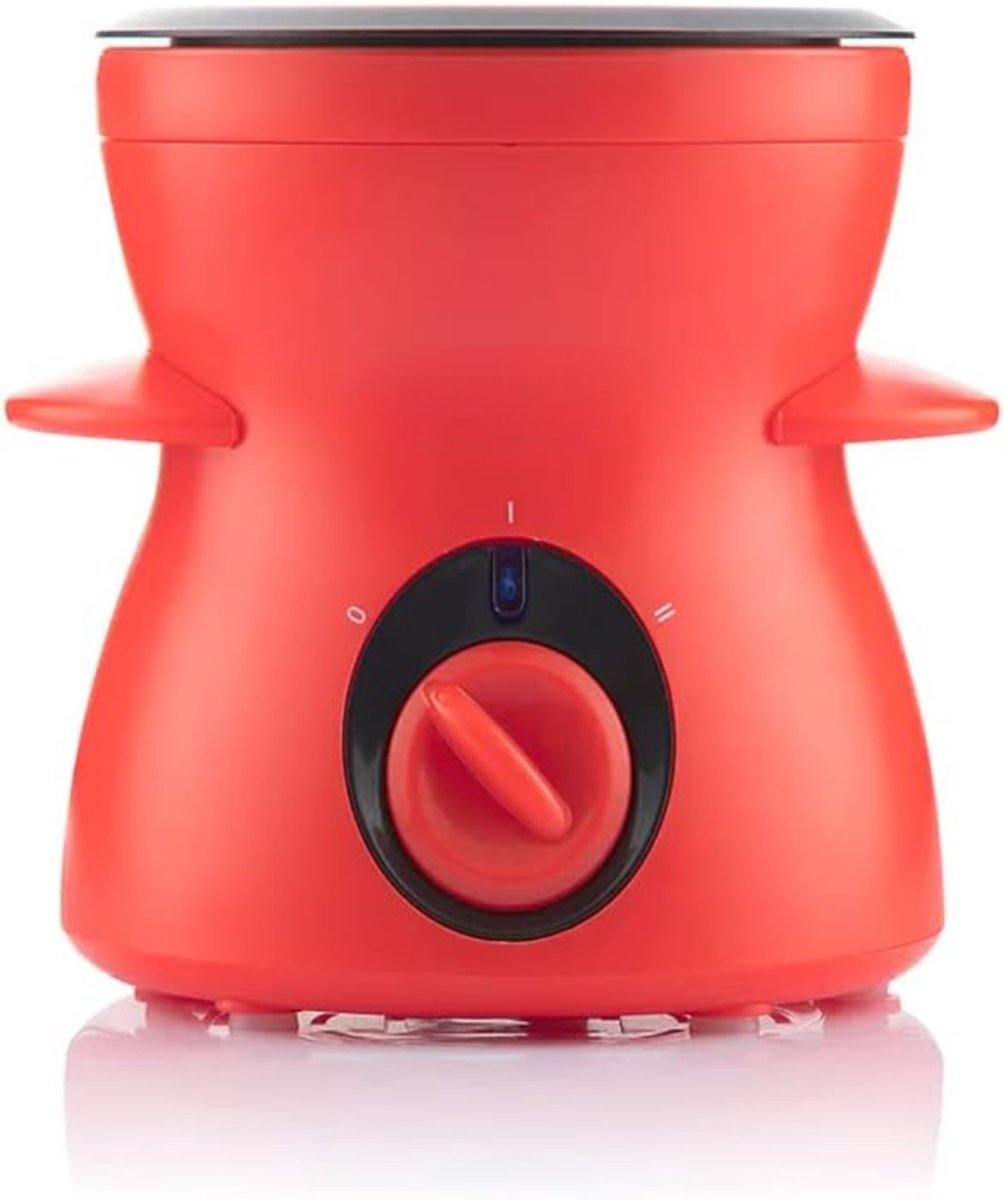 QORA® Chocoladefontein - Chocolade fontein - Chocolade druppels - Rood - ‎50cm x 50cm x 28cm