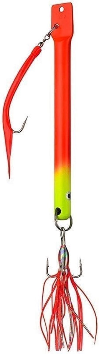 Vis Lood - Pilker - Vissen - Extra Hanger - 300 g - Rood/Geel
