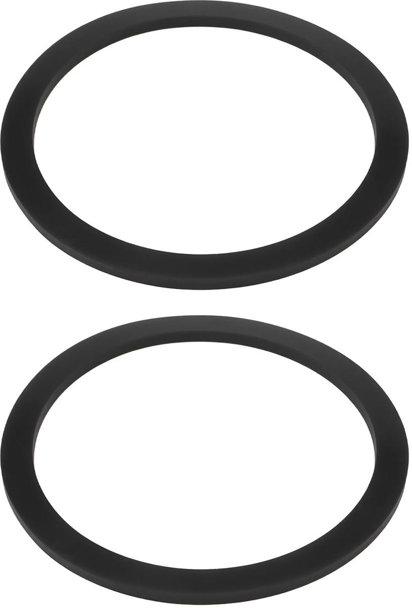 Dailygoods- Afvoerkap Set van 2 - Rubber Afdichtingen - Compatibel met Thetford C-400/C2/C3/C4/C250 - Duurzaam - Eenvoudige Installatie - Maat 53x66x2mm - Afvoertuit