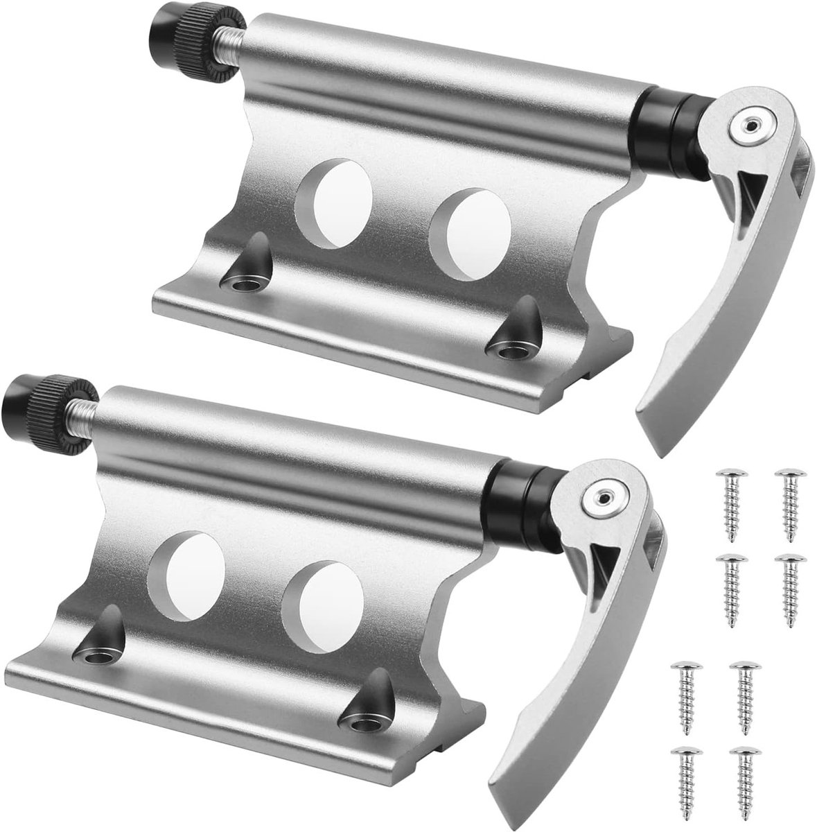 Fiets Voorvork Houder, Blok voor Voorwiel, Aluminium Accessoire voor Fietsen en Buitenactiviteiten, Stevige Bevestiging voor Fietsaccessoires
