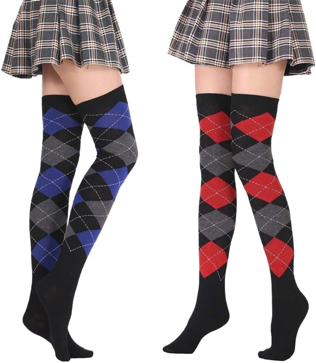 Kniekousen voor dames, lange sokken boven de knie, dijen, hoge sokken voor meisjes, overknee-sokken